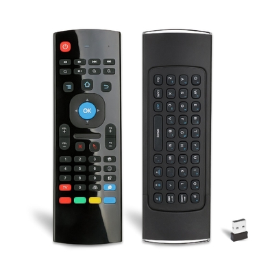 2.4G 3D Mini Wireless Keyboard Remote With 360 Degree Non - Directional Remote Control