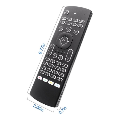 Air Mouse Backlit Remote Control , Wireless Mouse Remote Control For MAC IOS