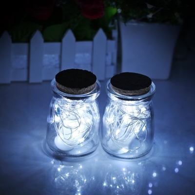 String Tangle Free Battery Powered Led Christmas Lights Jar Easy Operation