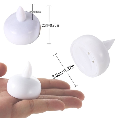 DC 6V White Water activated led floating candles for wedding Party Patios